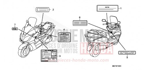 WARNETIKETT (FJS400D9/FJS400A) (1) FJS400A9 de 2009